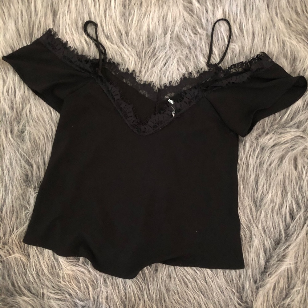 UO Kimchi Blue Black Lacy Blouse🖤
